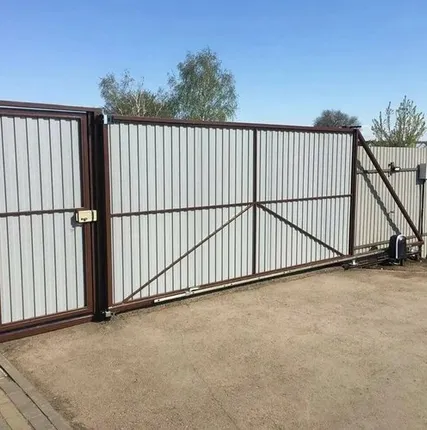 Фото №0 Автоматические откатные ворота