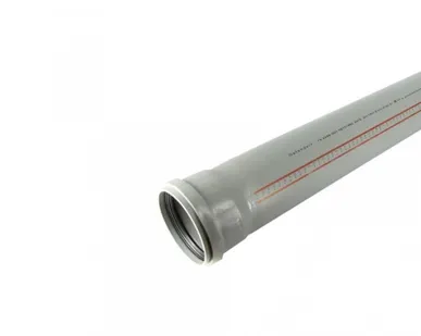 фото Труба канализационная 75 (1,9) * 1000 мм HTEM Ostendorf