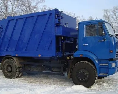 фото вывоз мусора в контейнерах