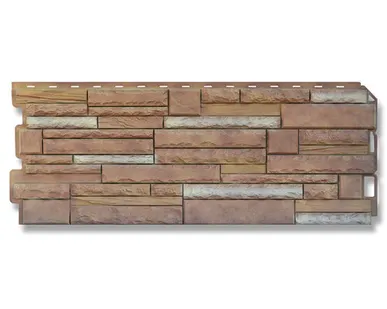 фото Фасадная панель (АП) "СКАЛИСТЫЙ КАМЕНЬ" Памир КОМБИ 1160*450 мм (раб.размер 1100*420)