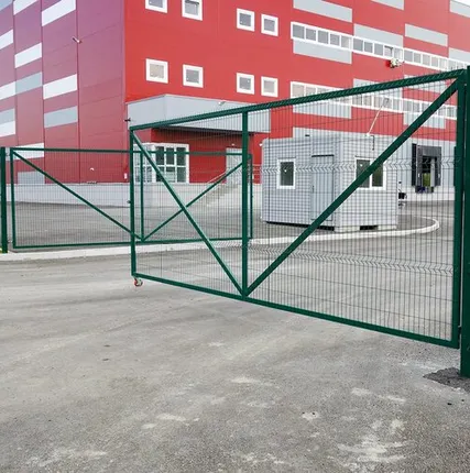 Фото №0 Ворота распашные для 3д забора 6000х1800 мм