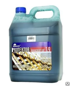 Фото №0 Антисептик Protektor зеленый (концентрат 1:9), 1 л