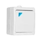фото Выключатель 1-кл. ОП Аллегро 10А IP54 с подсветкой бел. UNIVersal 5563477