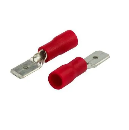 Фото №1 Клемма плоская изол. (штекер) (VM 1.25-187(8)) REXANT 08-0312