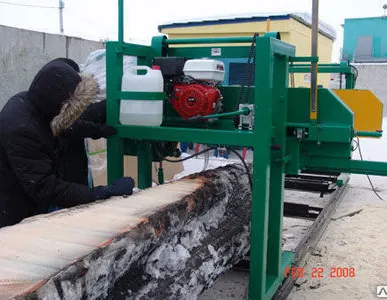 фото Пилорама Тайга Т-1Б бензиновая ленточная