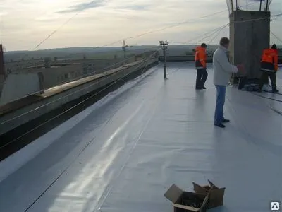 Фото №0 Монтаж мягких кровель Бикрост, Биполь, Пластфоил.