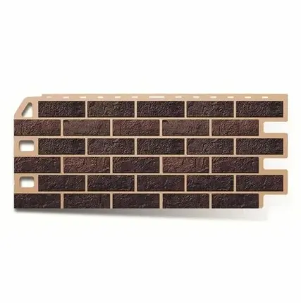 Фото №0 Цокольный сайдинг альта-профиль - коллекция "кирпич", кирпич жженый