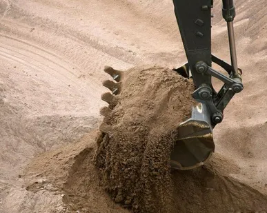 фото Песок карьерный