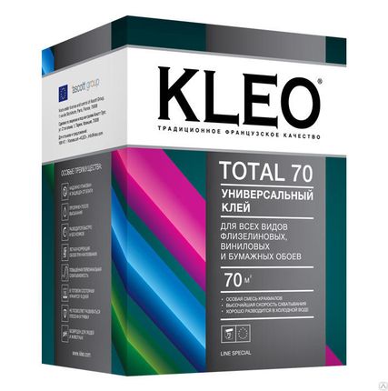 Фото №0 Клей обойный КЛЕО ТОТАЛ 70, 500гр.