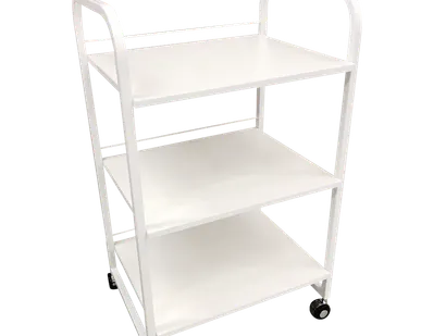 фото Тележка косметологическая К-3 белая
