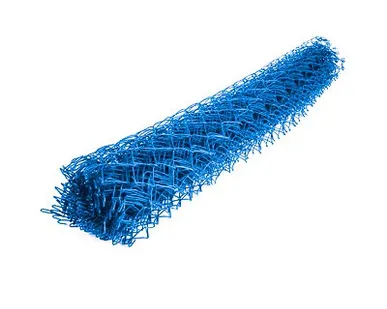 фото Сетка-рабица в ПВХ покрытии 50х50х2,6 мм, 1,5х10м синяя