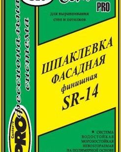 фото SR-14 Шпаклёвка фасадная финишная