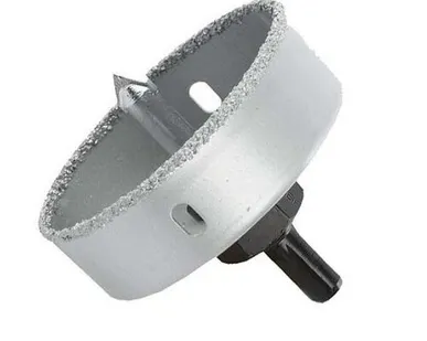 фото Коронка-чашка 38мм с карбид-вольфрамовой крошкой, в сборе, высота 25мм, ЗУБР "ЭКСПЕРТ"