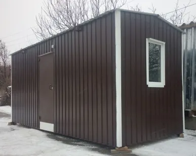 фото Вагончик-бытовка для дорожников