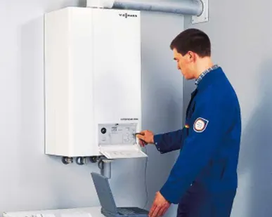 фото Установка газовых колонок