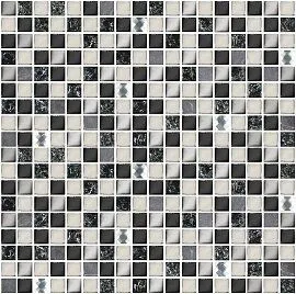фото Плитка керам. AZORI Vela Nero 300x300 XH156 мозаика