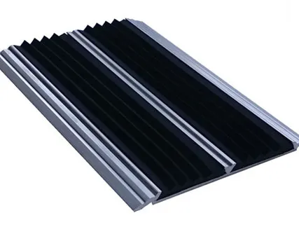 Фото №0 Накладка на ступени 77х6х2000 мм алюминиевая противоскользящая с 2-мя резиновыми вставками, цена за 1 шт.