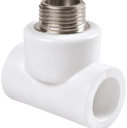 Фото №0 Тройник полипропиленовый РВК комбинированный 25 мм х 3/4 НР(ш) х 25 мм (020808)