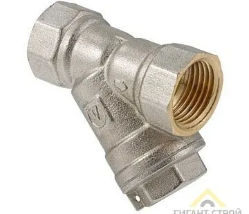 фото Фильтр латунный VALTEC 1 1/2" вн.-вн. косой VT.192.N.08