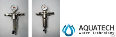 Фото №0 Промывной фильтр 1/2 " пластиковый, Aquatech