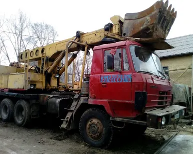 фото Аренда экскаватора-планировщика ТАТРА УДС -114