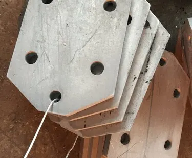 фото Резка листа толщиной 40 мм