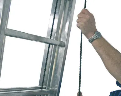 фото Лестница двухсекционная, выдвигаемая тросом KRAUSE CORDA 010513