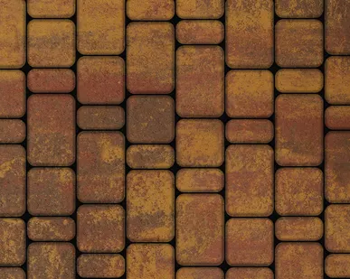 фото Плитка тротуарная Классико Б.1.КО.6 Листопад гранит Осень