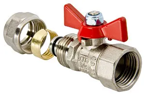 Фото №0 Кран шар. для м/п труб 16*1/2" ц/г VALTEC (14/224)