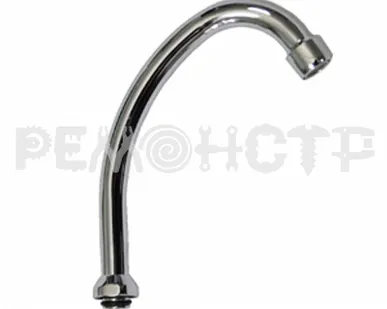 фото Излив к смесителю (елка) д/кухни 947 сталь SP-01 с аэратором, L-200мм Lucky Tap, 1/1 П