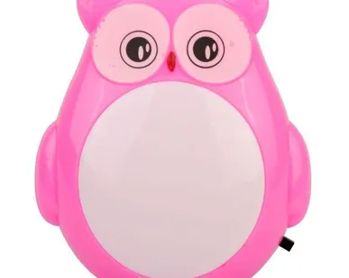 фото Светильник светодиодный NL-243 "Сова" 220В ночник с выкл. Camelion 14263