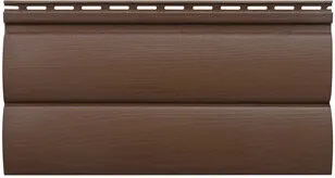 Фото №0 Акриловый сайдинг «Блок-хаус» Орех тёмный BH-03 - 3,10м