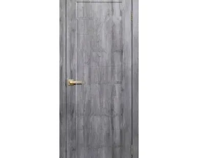 фото Дверь межкомнатная S02 (Skin Doors) глухая, микрофлекс, Дуб Стоунвуд 2000х800мм