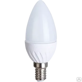 фото Лампа светодиодная Ecola Light candle LED 5,0W 220V E14 2700K свеча 100x37