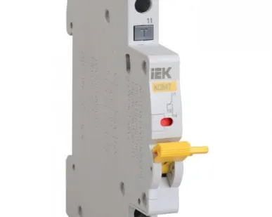 фото Контакт состояния для ВА47-29 (новой серии) и ВА47-100 тип КС47 MVA01D-KS-1 IEK (ИЭК)