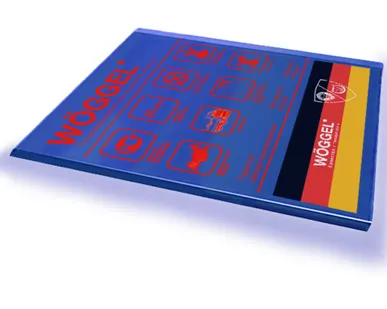 фото Монолитный поликарбонат WOGGEL Синий 2 мм (3,05*2,05 м)