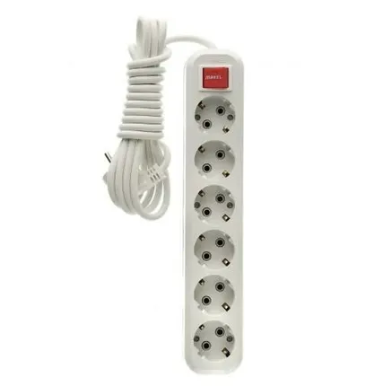 Фото №0 Удлинитель 6*5 м Makel с выкл. с/з 234