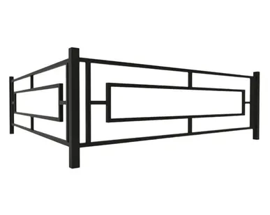 фото Пешеходное ограждение "Геометрия-1"