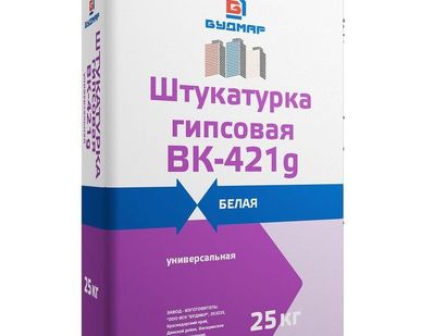 фото Штукатурка универсальная для ячеистого бетона внутренняя ВК-421G, белая