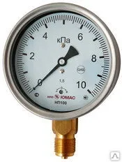 фото Напоромер (манометр низкого давления) НМ100 Юмас