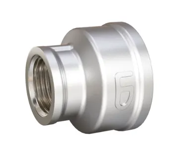 фото Муфта переходная LD Pride DN40х32 (1 1/2"ВР х 1 1/4"ВР) латунь никель