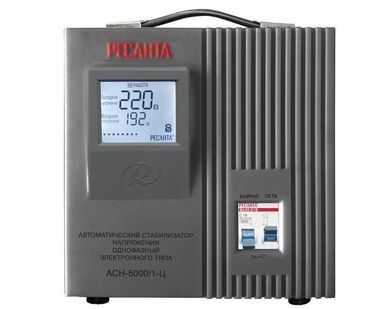 фото Однофазный стабилизатор АСН- 5 000/1-Ц Ресанта