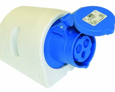 фото Розетка для монтажа на поверхность 32A, 2P+E, 230V, IP44 123-6 PCE