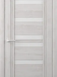 фото Межкомнатные двери ALBERO "Миссури" Жемчужный/Мателюкс (ДО)