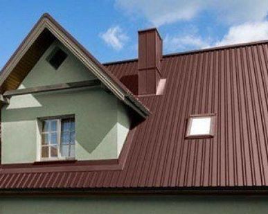 фото Монтаж кровли из профнастила без утепления