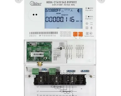 фото Счетчик НЕВА СТ413 545 BSPIO22 3ф Урал. регион ТАЙПИТ 6175226