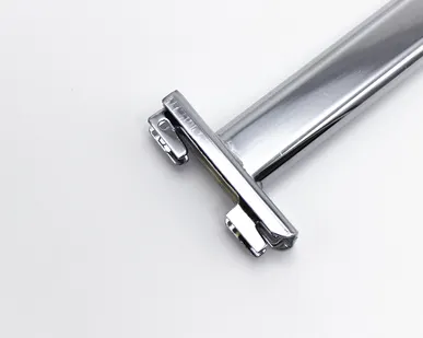 фото Кронштейн прямой на стойку, L=350мм, цвет хром