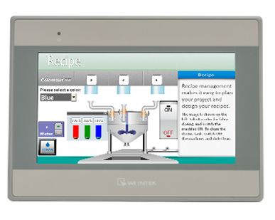 фото Панель оператора сенсорная 7”, 3 порта RS232/RS485 MT8071iE Weintek