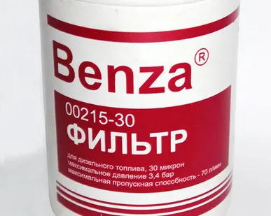 фото Фильтр тонкой очистки топлива Benza 00215-30 (дизтопливо)