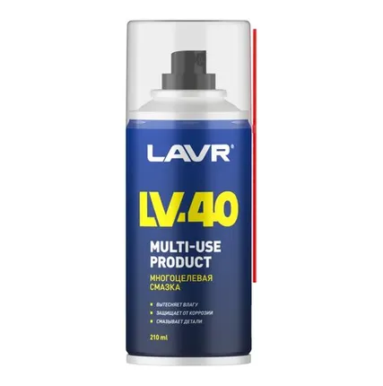 Фото №0 Смазка многоцелевая LAVR LV-40, 210мл / LN1484